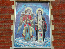 archangel and st anthony painting