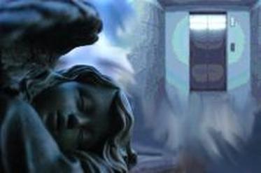 angel sleeping in supernatural blue room
