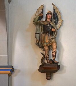 archangel michael statue
