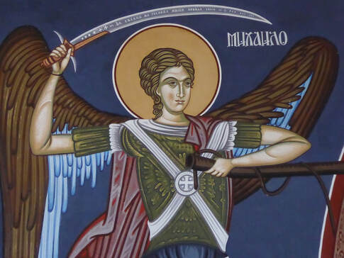 archangel michael and his sword