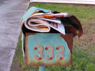 number 333 on letterbox