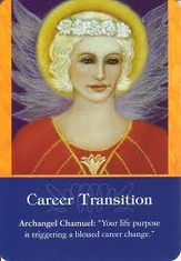 archangel chamuel career transition archangel oracle card