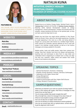Natalia Kuna One Page Sheet = for guest speaking