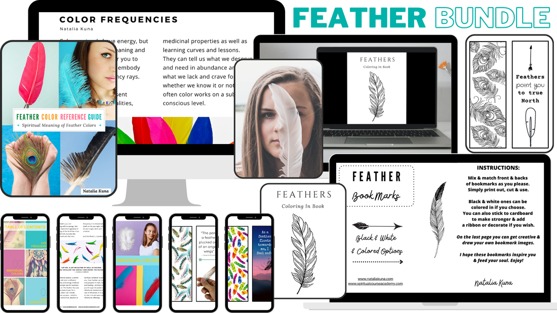 Free Feather Bundle Pack from Spiritual Course Academy