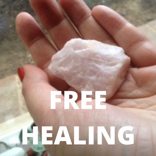 free healing from high vibrational rose quartz crystal