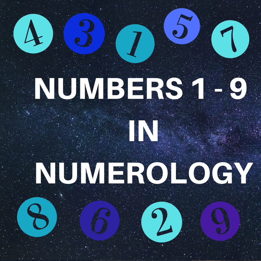numbers 1-9 in numerology
