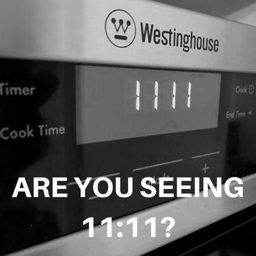 Are you seeing 1111? 11:11 on an oven clock