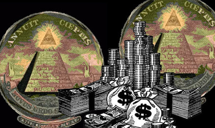 money with pyramid and eye image