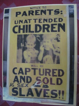 children sold as sex slaves poster