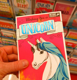 unicorn card