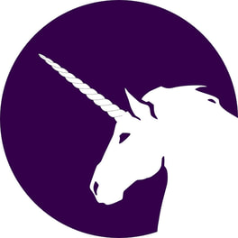 unicorn head and horn symbol