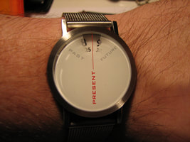 watch showing present moment
