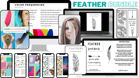 Free Feather Inspiration Kit available at Spiritual Course Academy