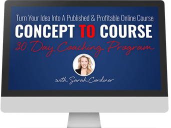 concept to course coaching program